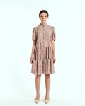 SIXDO Rosy Pink Woven Loose Dress